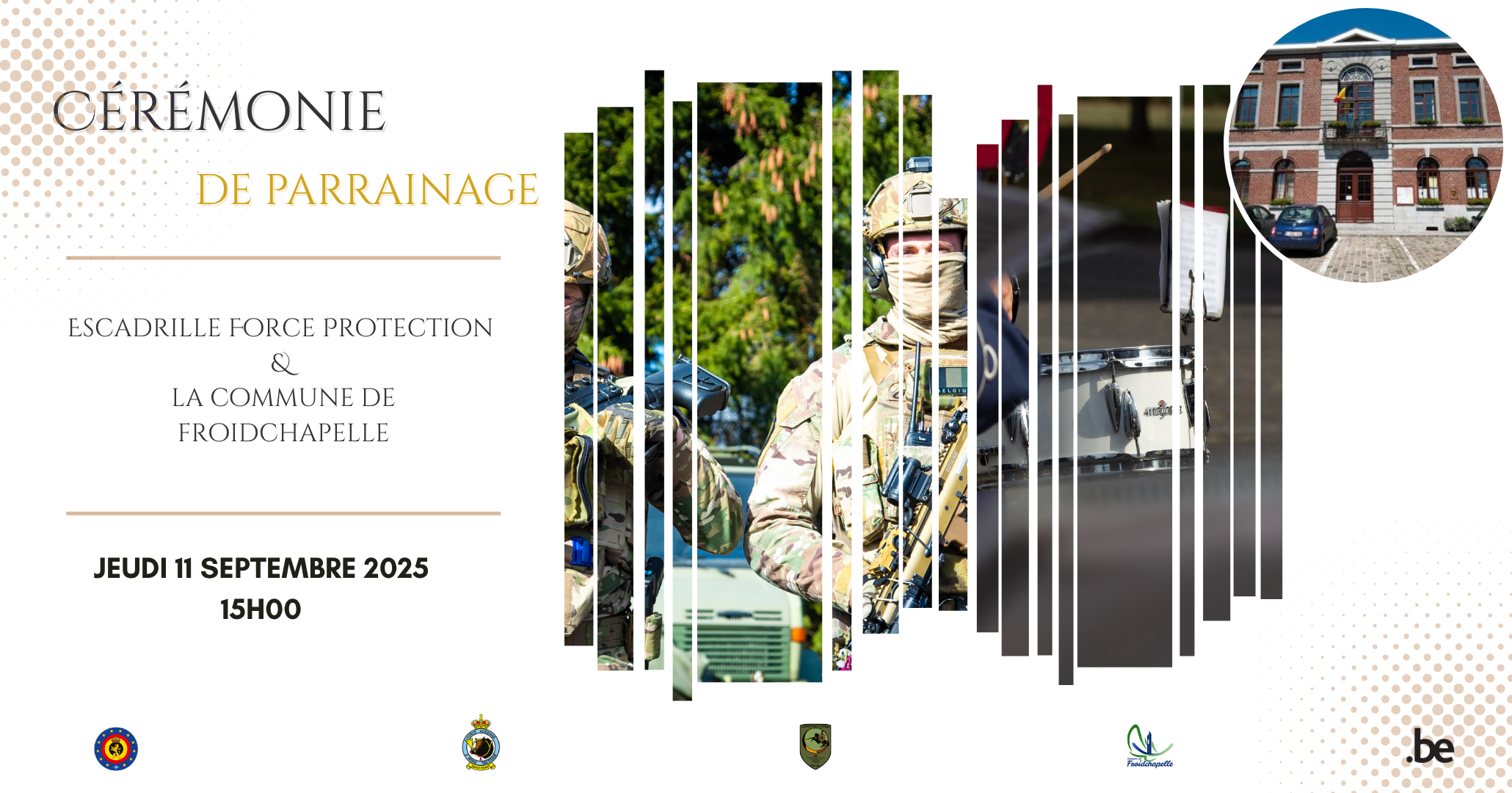 Parrainage Escadrille Force Protection & Commune de Froidchapelle