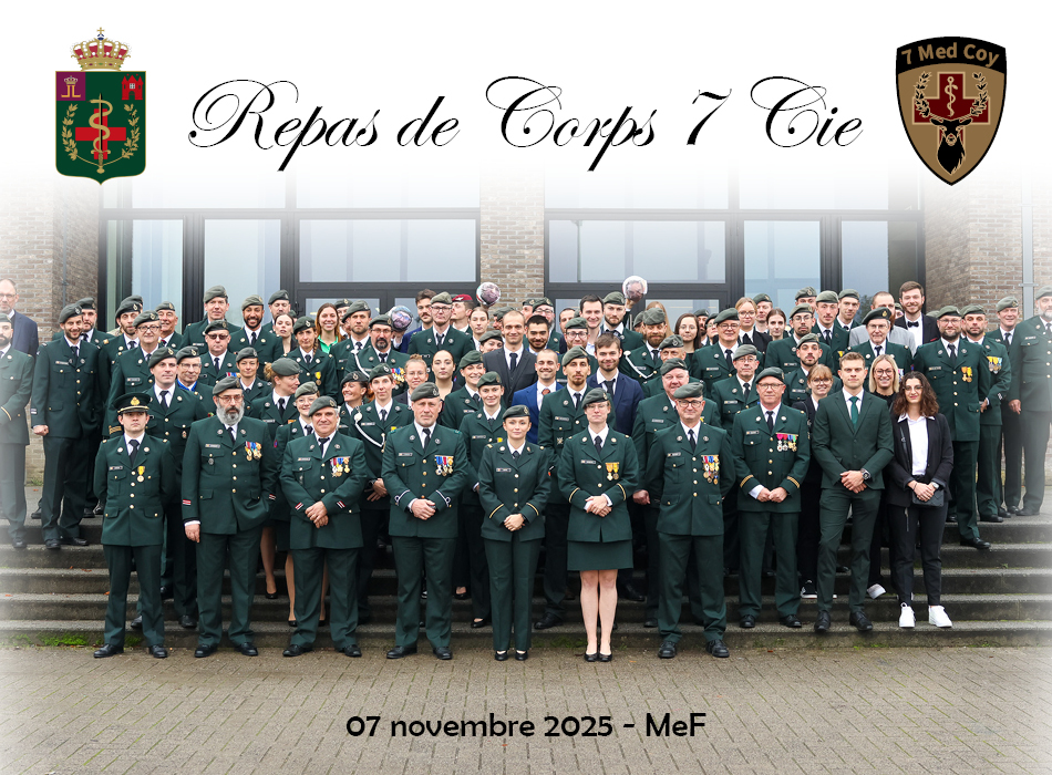 Repas de Corps 7 Cie Med 2025