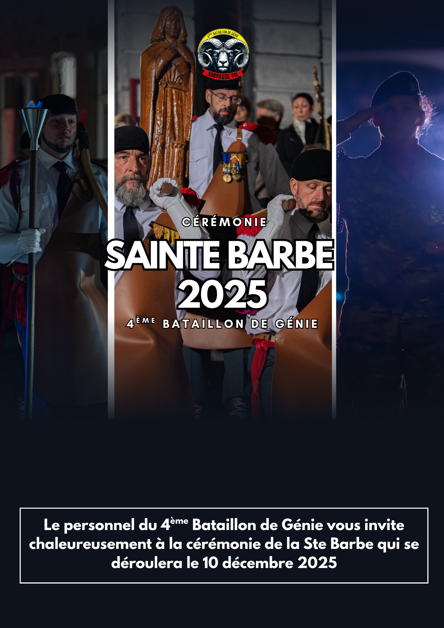 Sainte-Barbe 4ème Bataillon de Génie 2025