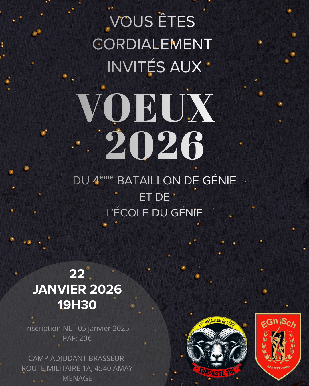 Voeux du Camp Adjudant Brasseur