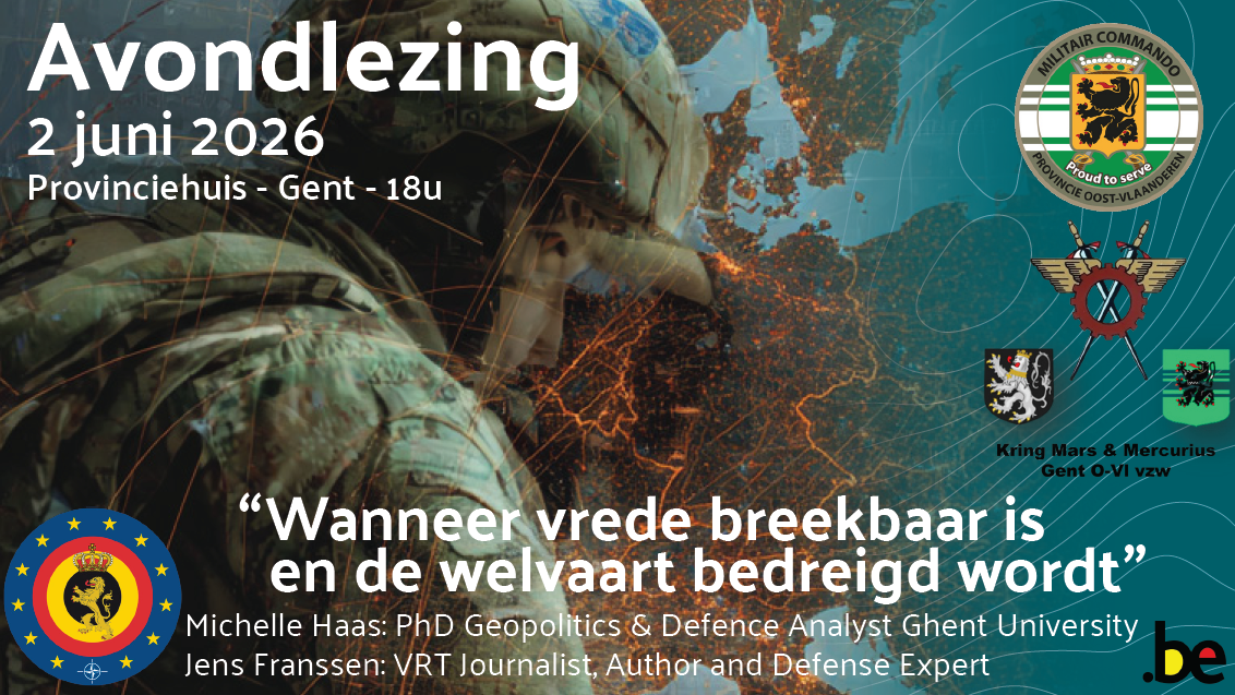 Avondlezing: "Wanneer vrede breekbaar is en de welvaart bedreigd wordt"