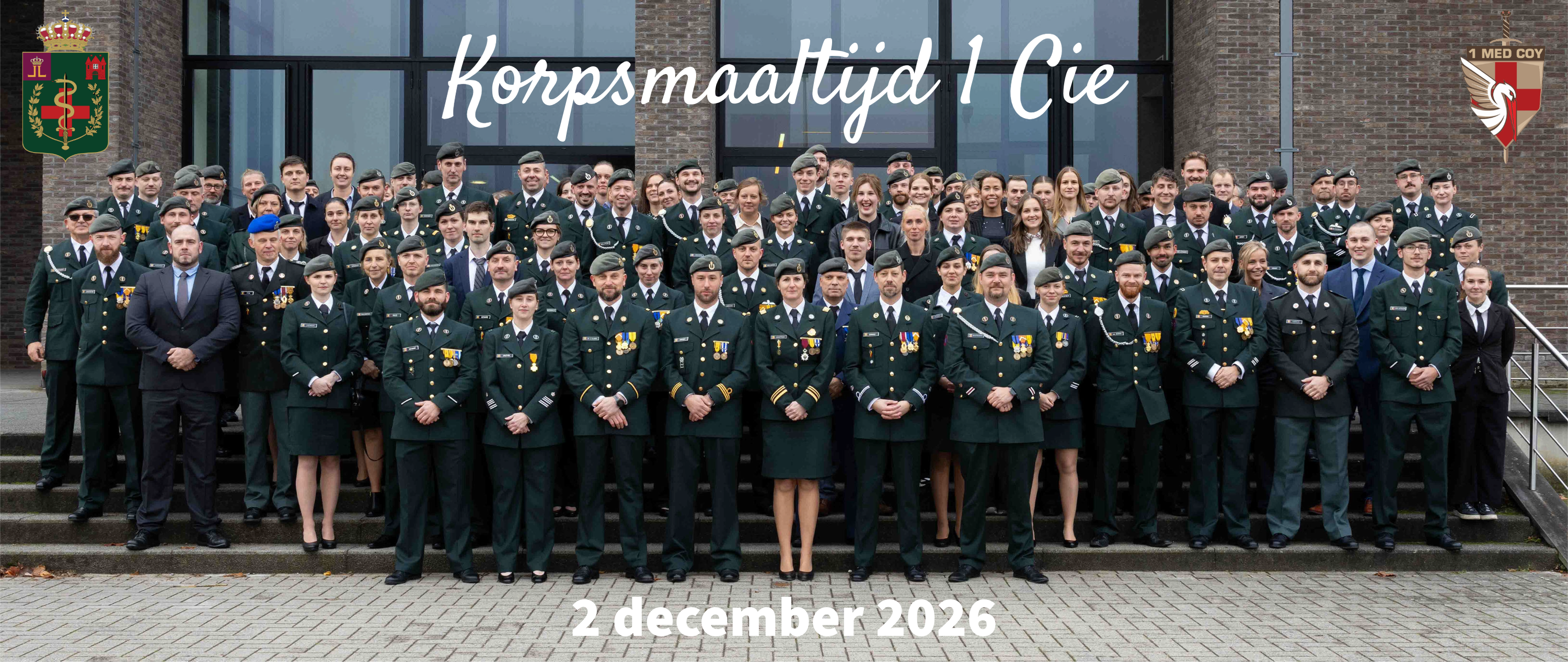 Korpsmaaltijd 1 Med Cie 2026