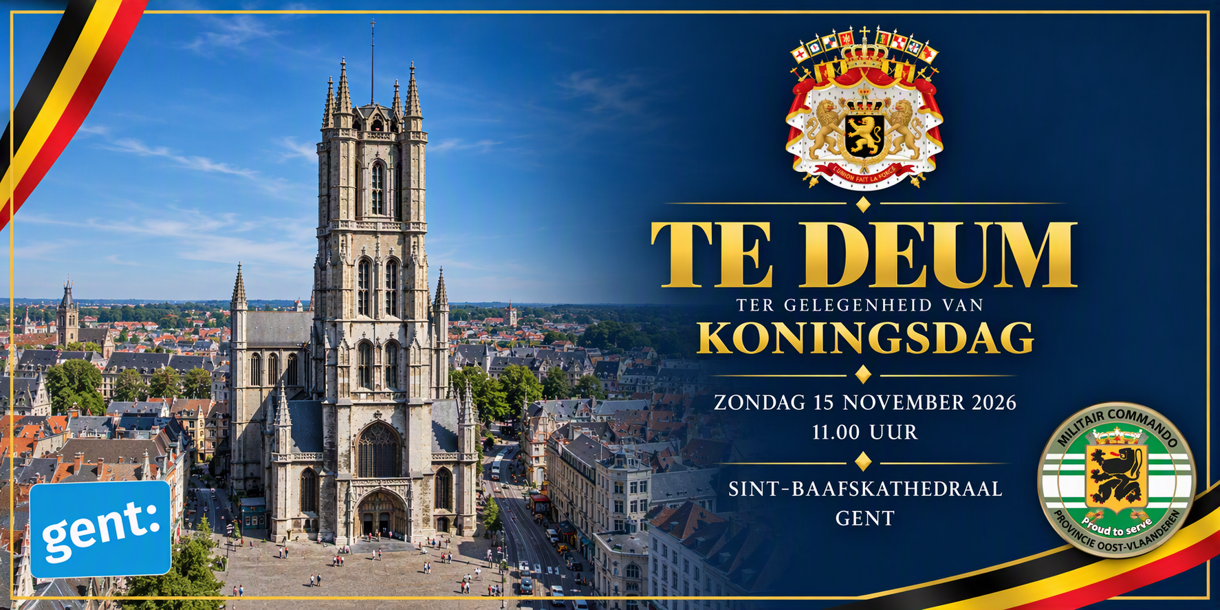 Te Deum & receptie Koningsdag - 15 november 2026