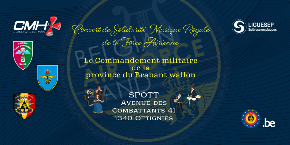 Concert de Solidarité  Musique Royale de la Force Aérienne